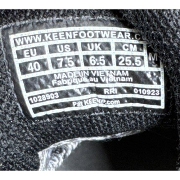 KEEN Hiking Shoes Mens 7.5 US Zionic Low‎ Waterproof All Terrain Yellow Black - Picture 8 of 8